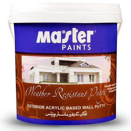 Exterior Wall Putty - Master Paint Weather Shield Shade Card